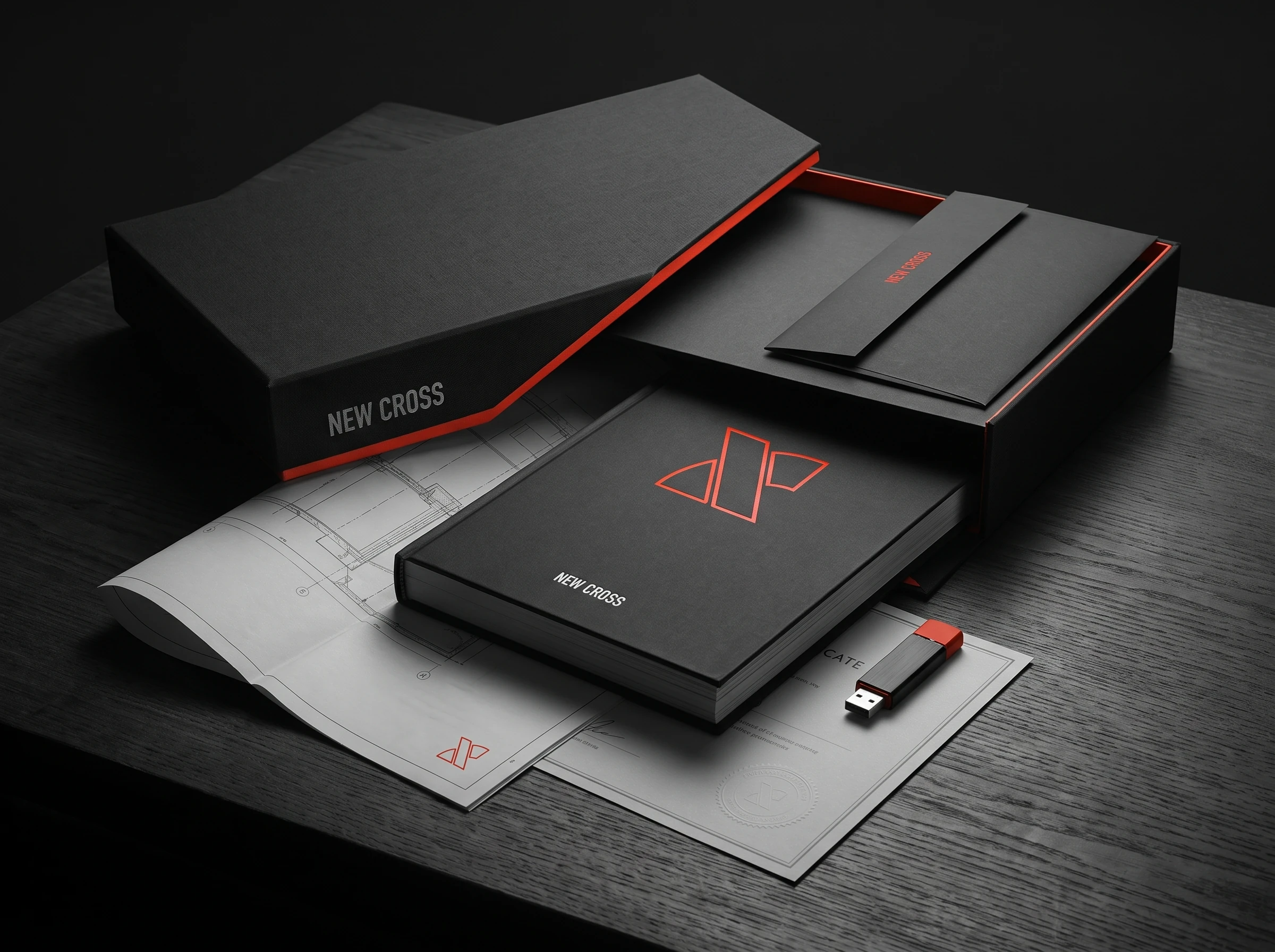 New Cross stationery