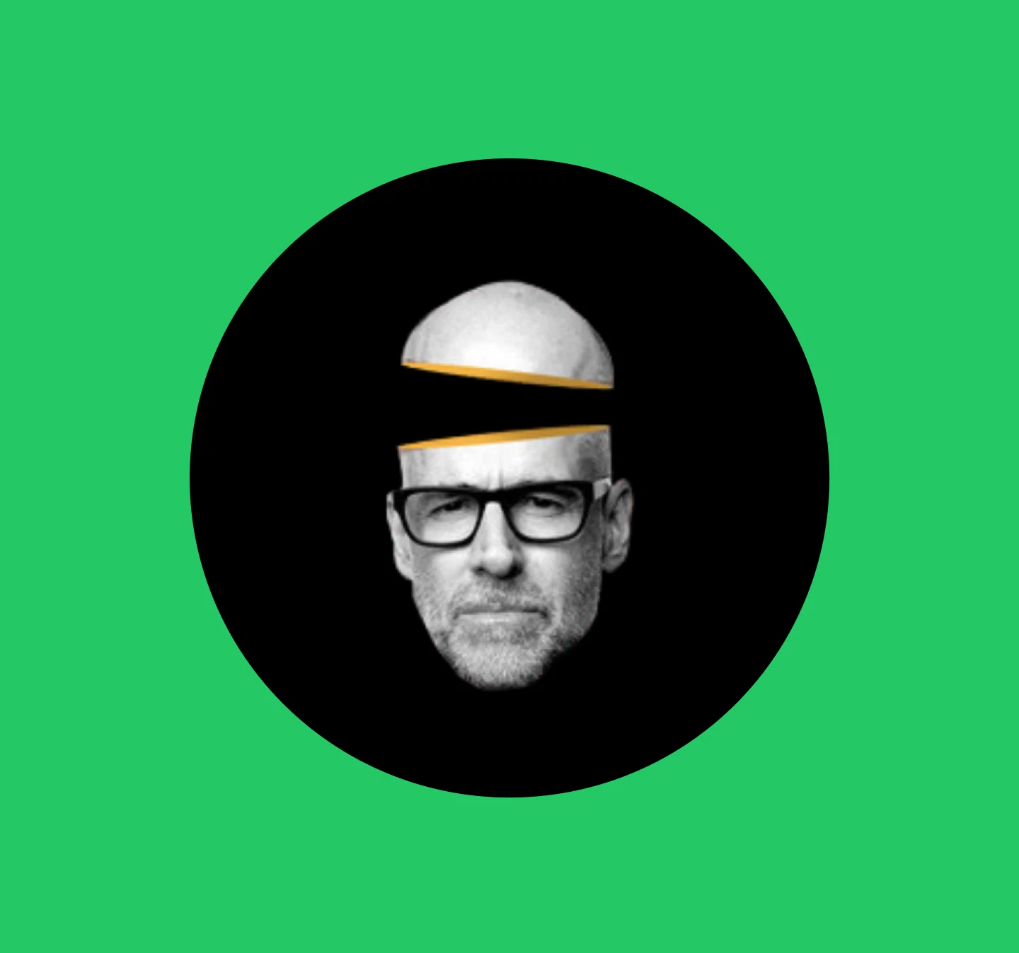 Scott Galloway portrait on green