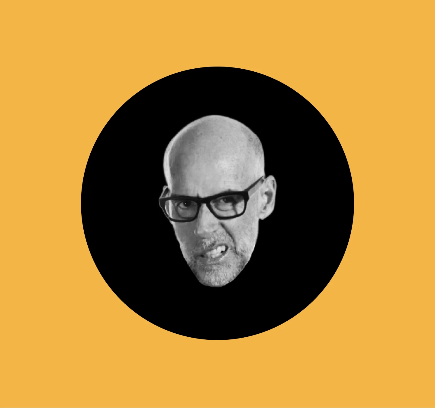 Scott Galloway portrait on amber