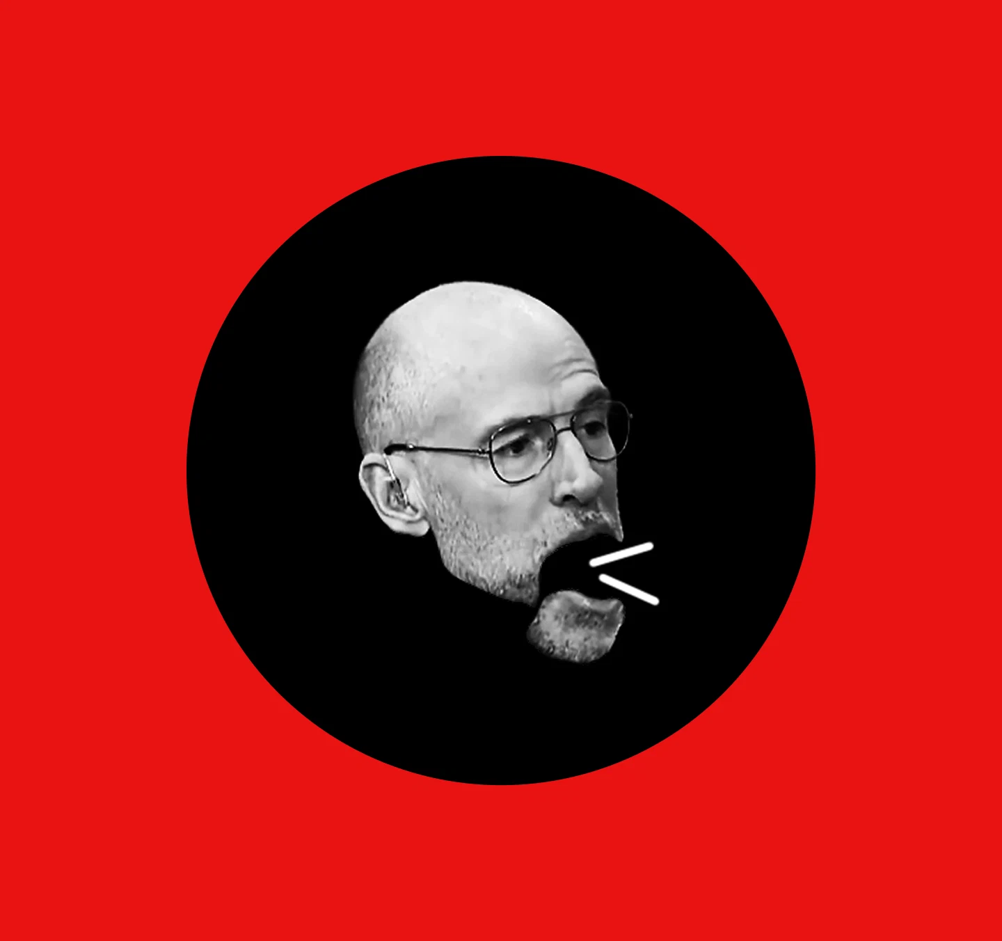 Scott Galloway portrait on red
