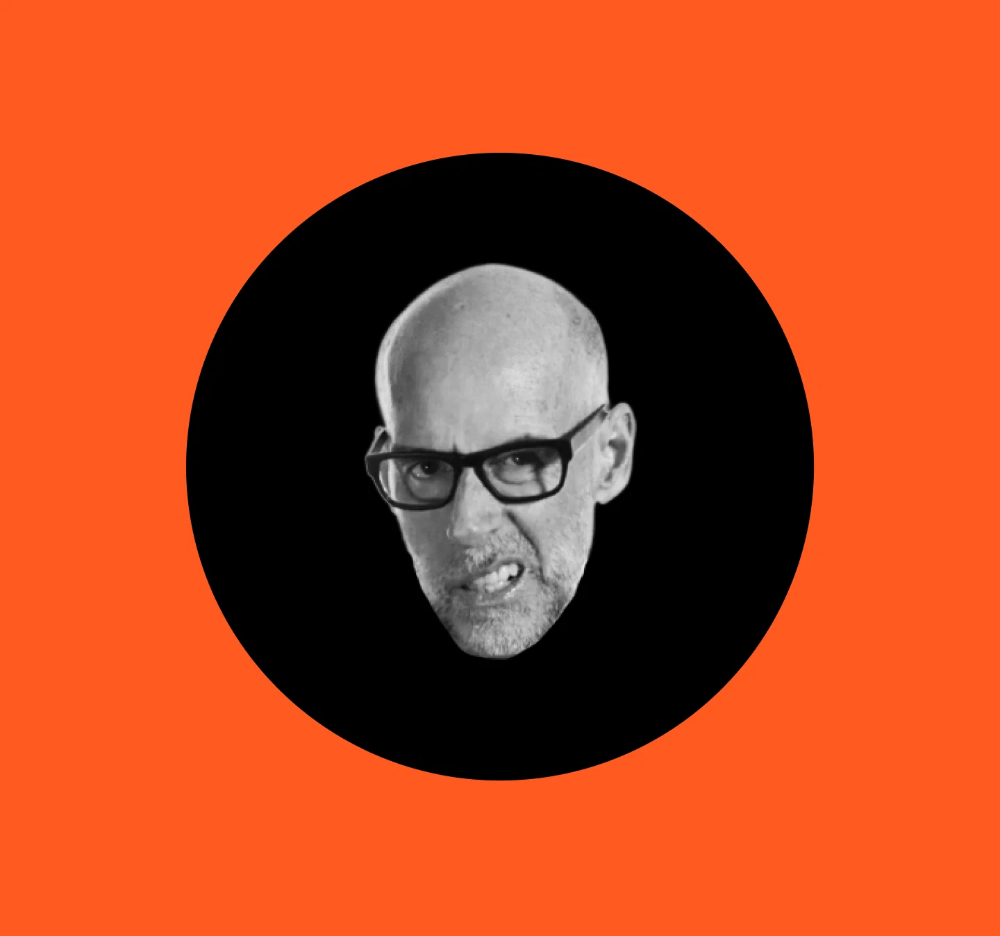 Scott Galloway portrait on orange