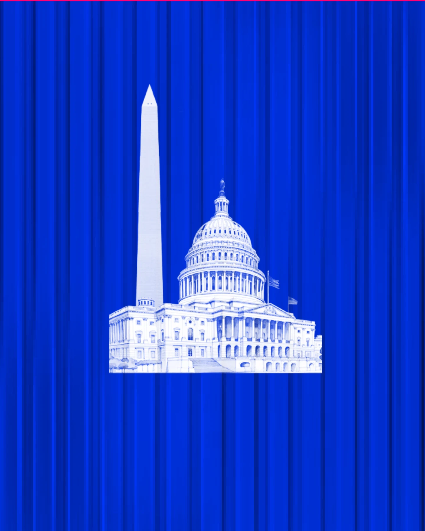 Washington landmarks illustrated for Stablecon '26